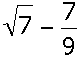 Irrational number example