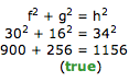 Example of generating three numbers which form a non-primitive Pythagorean triple