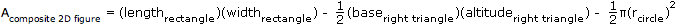 Area solution two line three