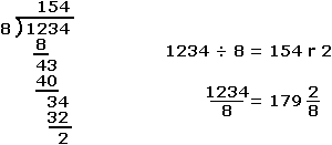 Example two: Not divisible by 8