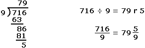 Example two: Not divisible by 9